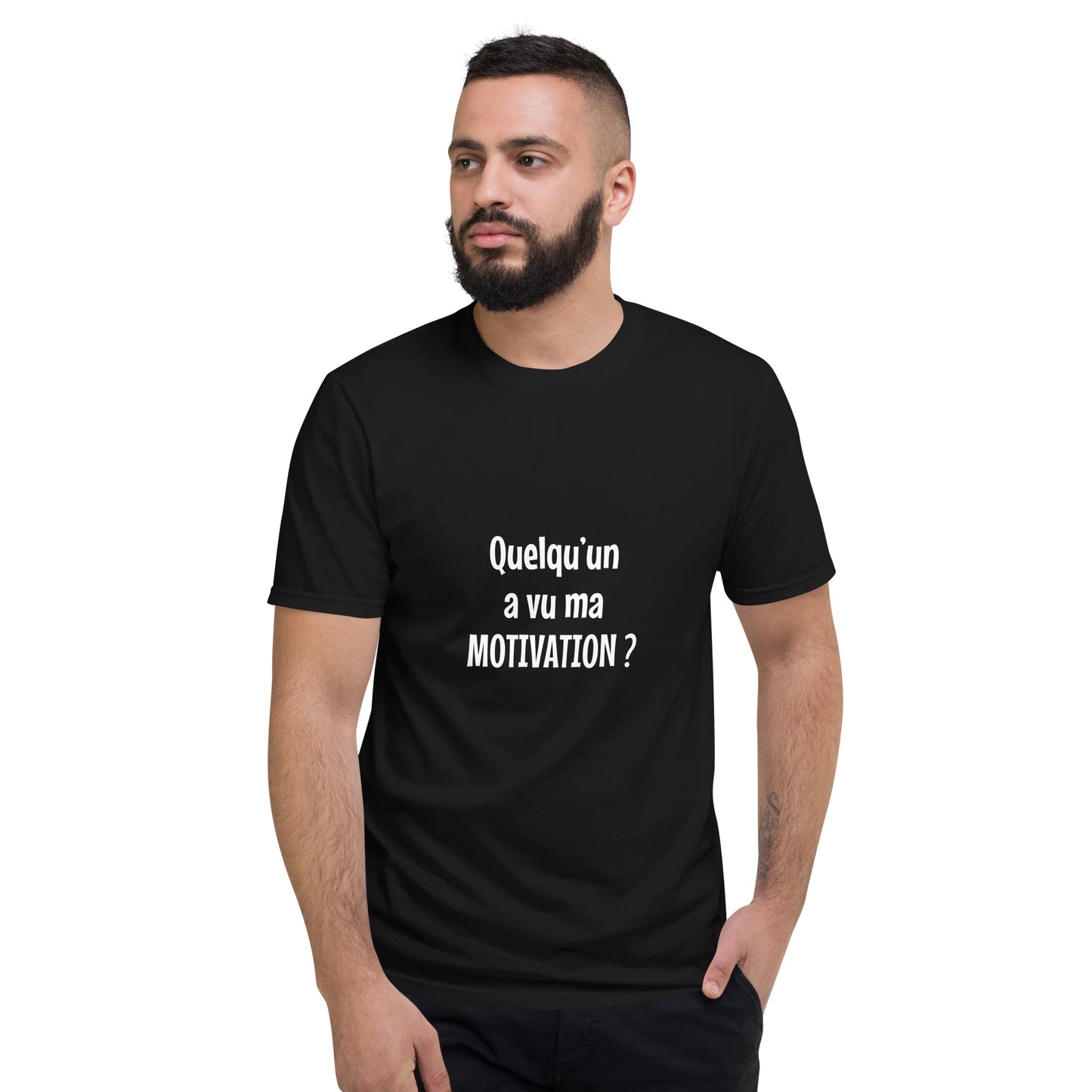 Quelqu'un a vu ma motivation - Man's T-Shirt