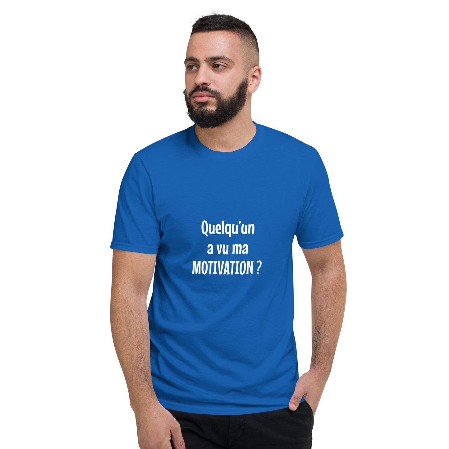 Quelqu'un a vu ma motivation - Man's T-Shirt